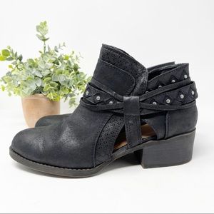 Sugar Thunderome Black Ankle Bootie